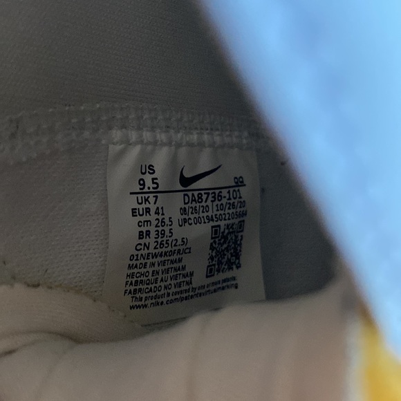 Nike White and Leopard Print High-Top Sneakers - Picture 5 of 5